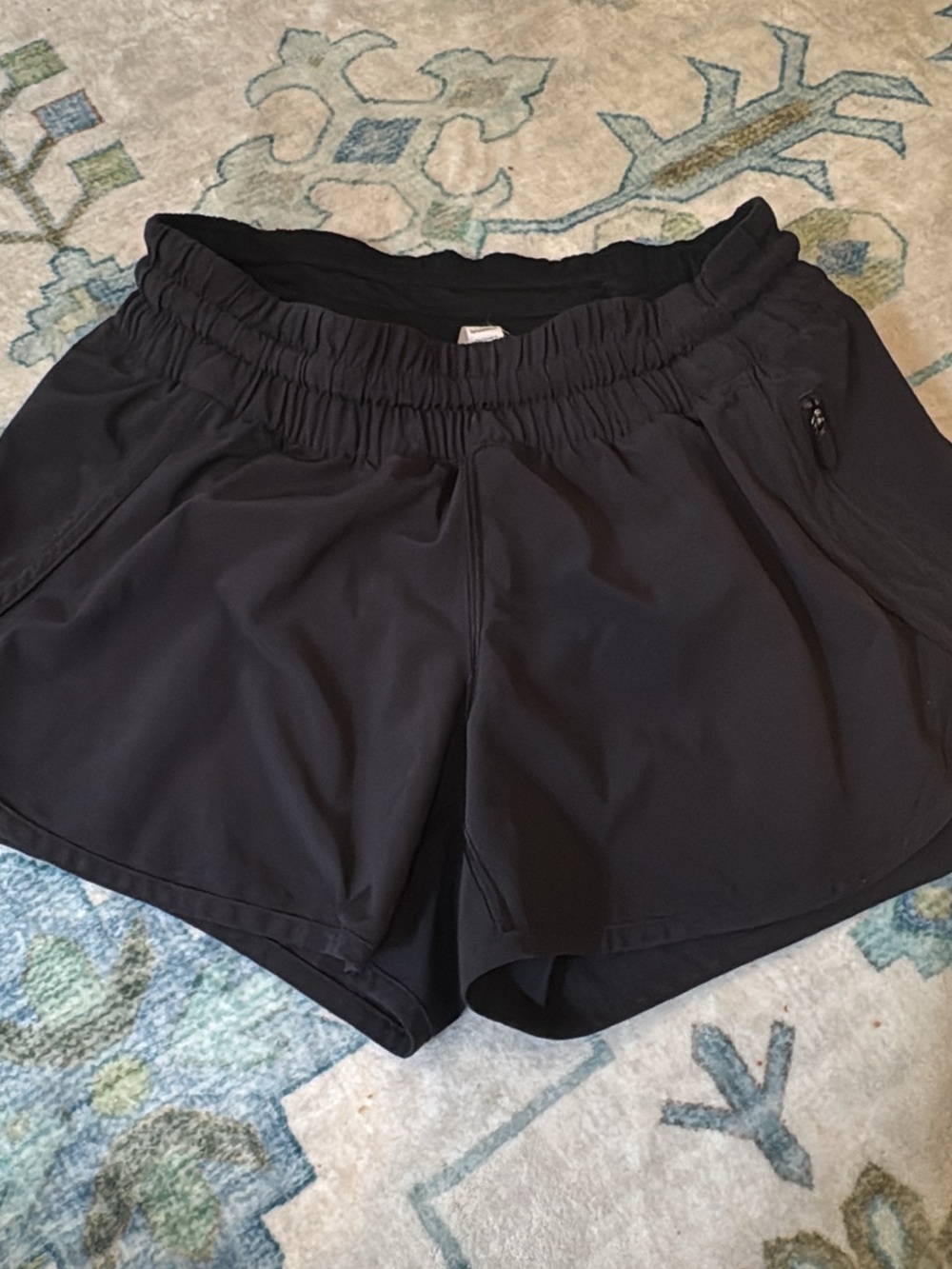lululemon athletica Women's Black Athletic Running Shorts